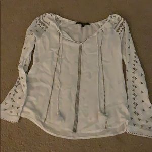 White love stitch top